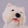 Westie Terrier pet dog cremation urn figurine, head