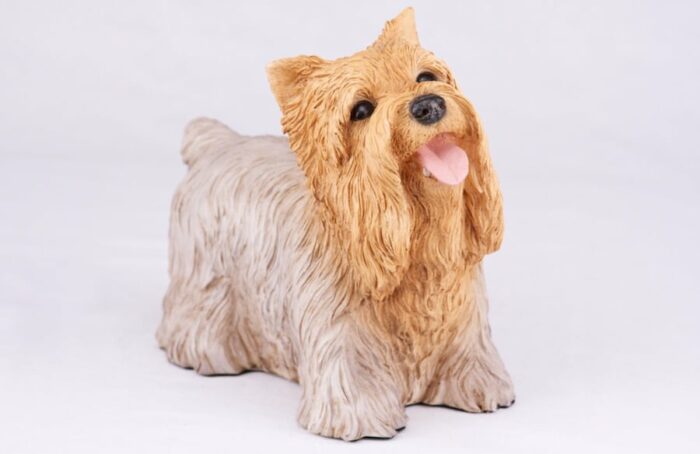 Yorkie Terrier pet dog cremation urn figurine