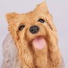 Yorkie Terrier pet dog cremation urn figurine, face