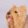 Yorkshire Terrier Yorkie dog cremation urn figurine, face