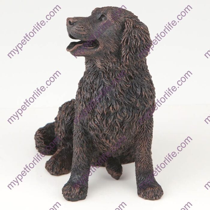 Bronze style dog cremation urn, bernese mountain dog