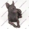 Bronze style dog cremation urn, chihuahua