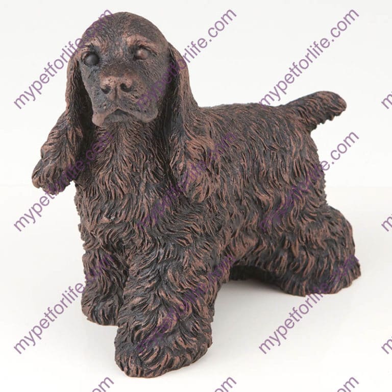 working cocker spaniel figurines