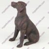 Bronze style dog cremation urn, dalmatian