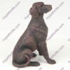 Bronze style dog cremation urn, dalmatian