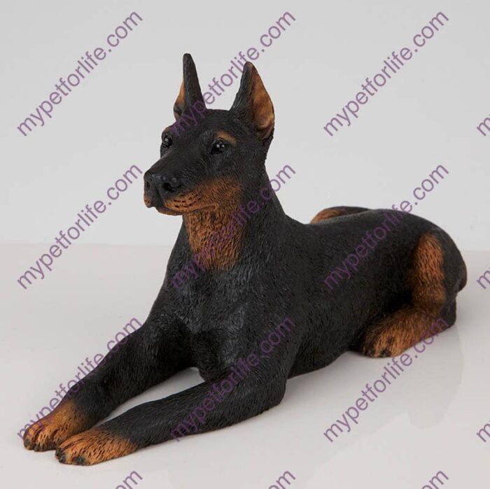 Doberman Pinscher Dog Figurine