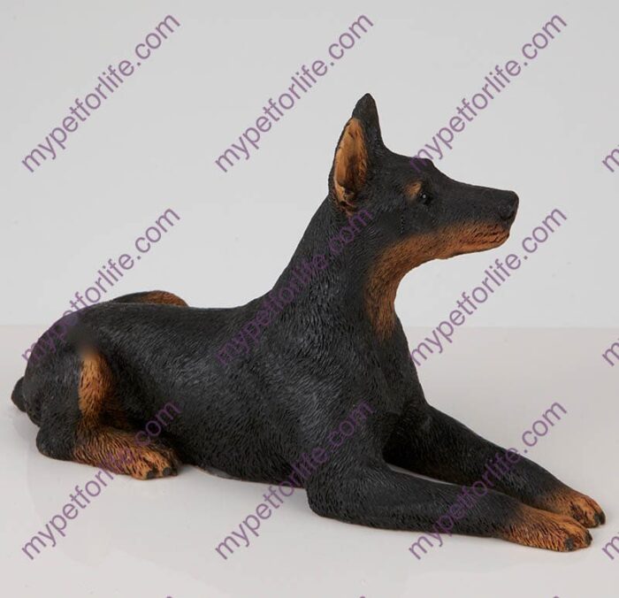 Doberman Pinscher Dog Figurine