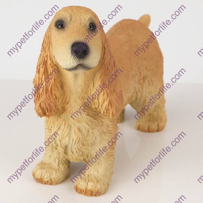 English Cocker Spaniel Dog Figurine