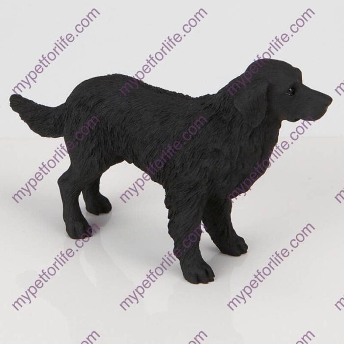 Flat Coated Retriever Dog Figurine