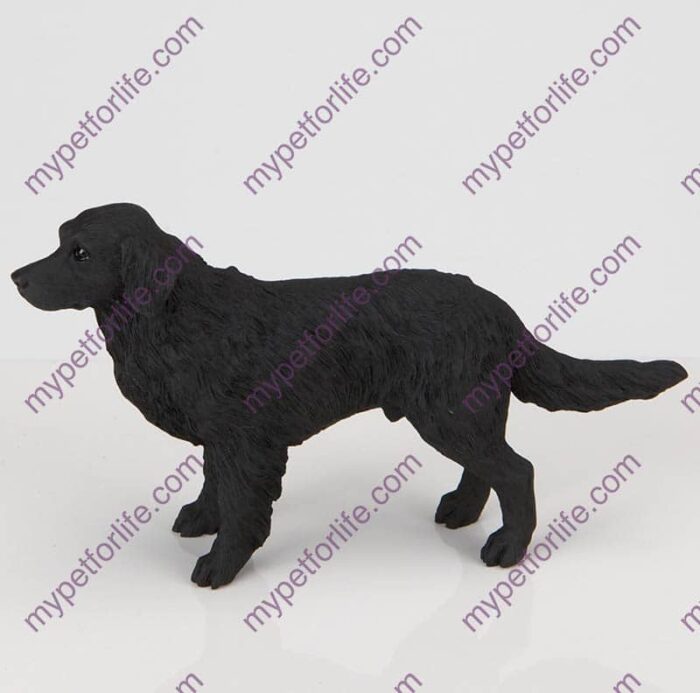 Flat Coated Retriever Dog Figurine