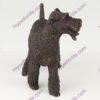 Bronze style dog cremation urn, fox terrier