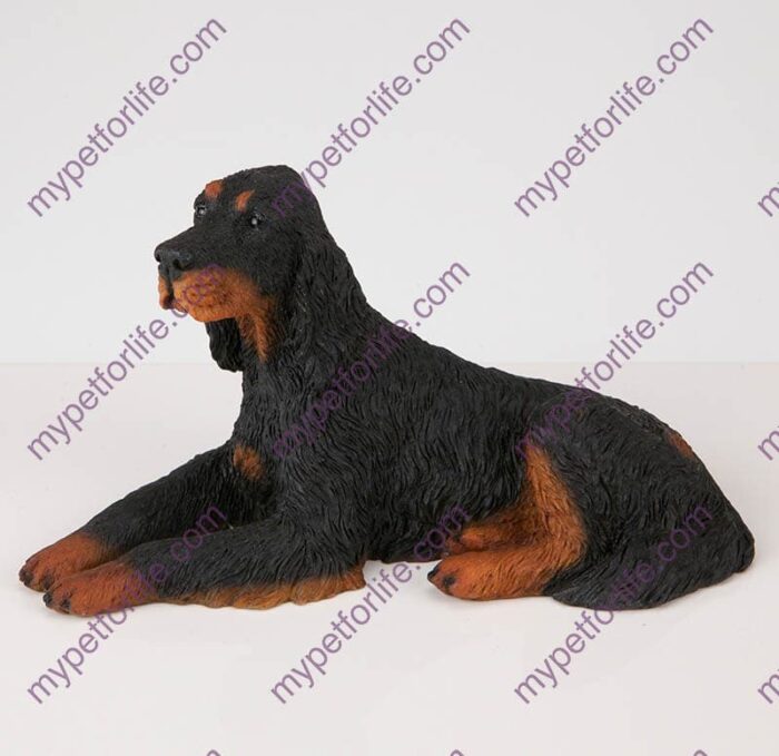 Gordon Setter Dog Figurine