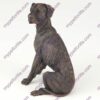 Bronze style dog cremation urn, great dane