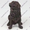 Bronze style dog cremation urn, newfoundland