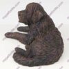 Bronze style dog cremation urn, saint bernard