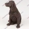 Bronze style dog cremation urn, springer spaniel