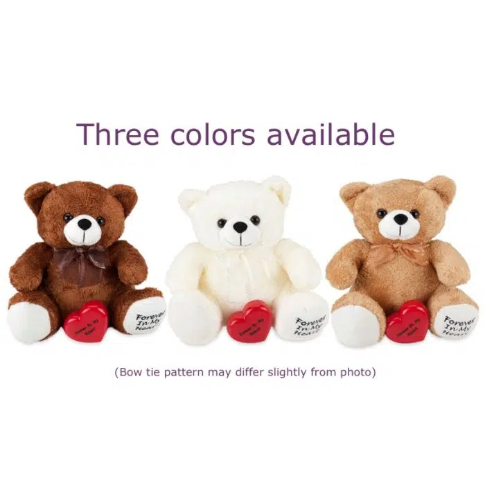 Teddy Bear Keepsake urns - three colors available