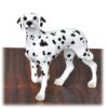 Dalmatian figurine memorial cremation urn, detail