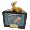 Chihuahu dog figurine memorial funeral cremation urn