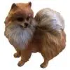 Pomeranian dog figurine