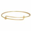 Adjustable Bangle Bracelet, gold-filled