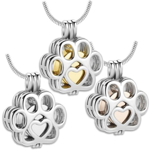 Paw Locket pet memorial cremation pendant