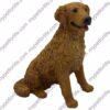 Sitting Golden Retriever Figurine Statue