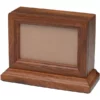 Rosewood photo frame urn - 45 cubic inch capacity