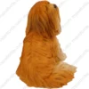 Standing Lhasa Apso dog figurine for memorial urn, side