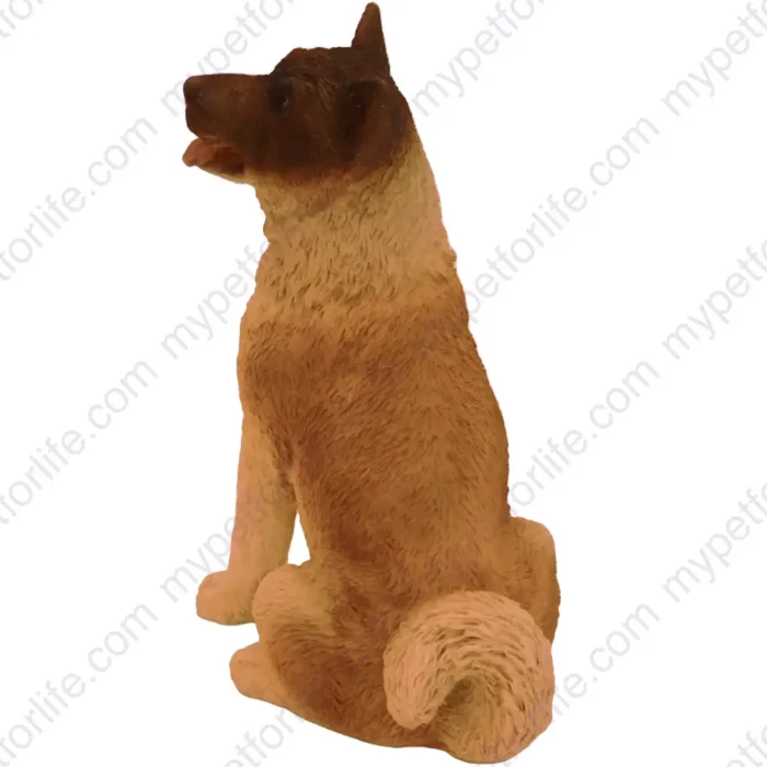 Akita, side, dog figurine for memorial urn