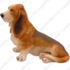 Basset hound, side, dog figurine for memorial urn