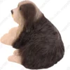 Bearded Collie, side, dog figurine for memorial urn