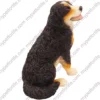 Bernese Mountain Dog dog figurine for memorial urn, side