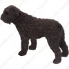 Bouvier, side, dog figurine for memorial urn