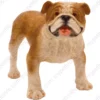 Bulldog, front, dog figurine for memorial urn