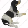 Coonhound, side, dog figurine for memorial urn