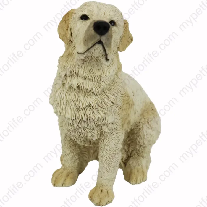 Flanders, front, dog figurine for memorial urn