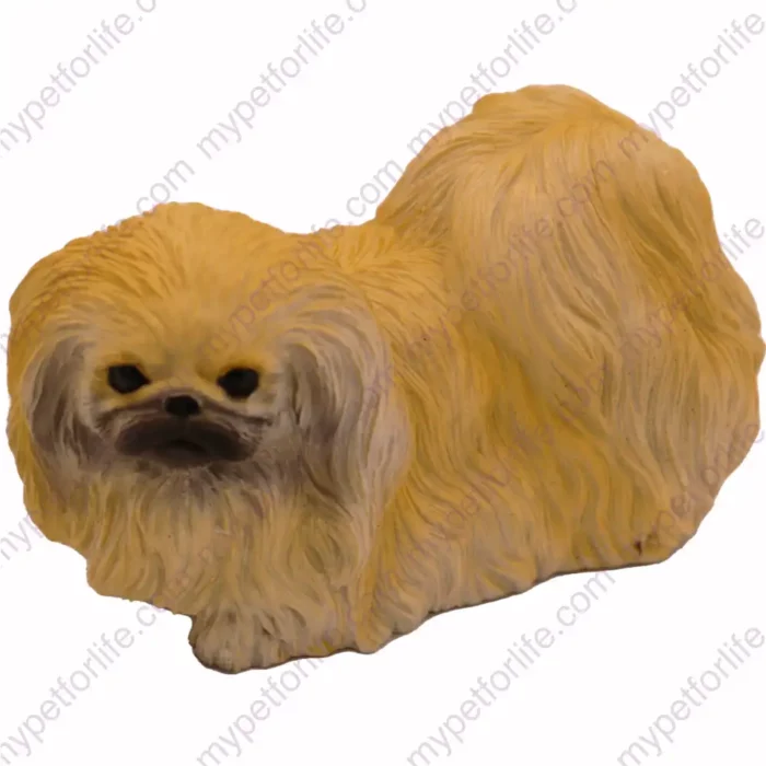 Pekingese dog figurine for memorial urn