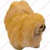 Tan Pekingese dog figurine for memorial urn