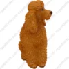 Apricot Poodle dog figurine for memorial urn