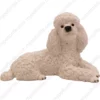 White Poodle dog figurine for memorial urn