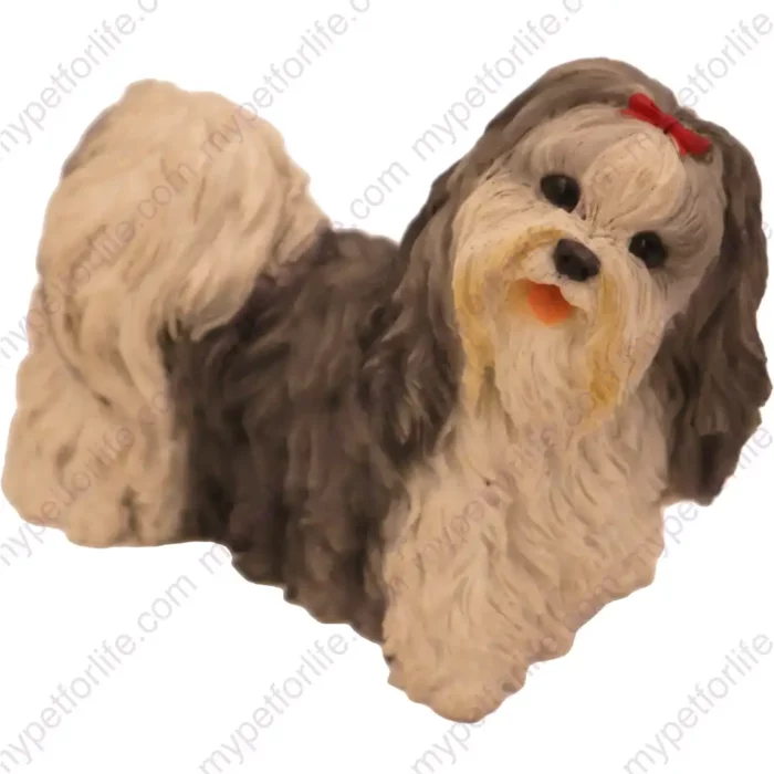 Shih Tzu dog figurine for memorial urn