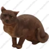 Burmese Himalayan cat figurine for memorial urn, front