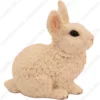 White Rabbit figurine for memorial urn, side