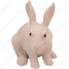 White Rabbit figurine for memorial urn, front