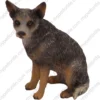 Australian Cattle Dog figurine for memorial urn, front