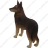 Belgian Tervuren Dog figurine for memorial urn, front