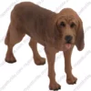 Bloodhound Dog figurine for memorial urn, front