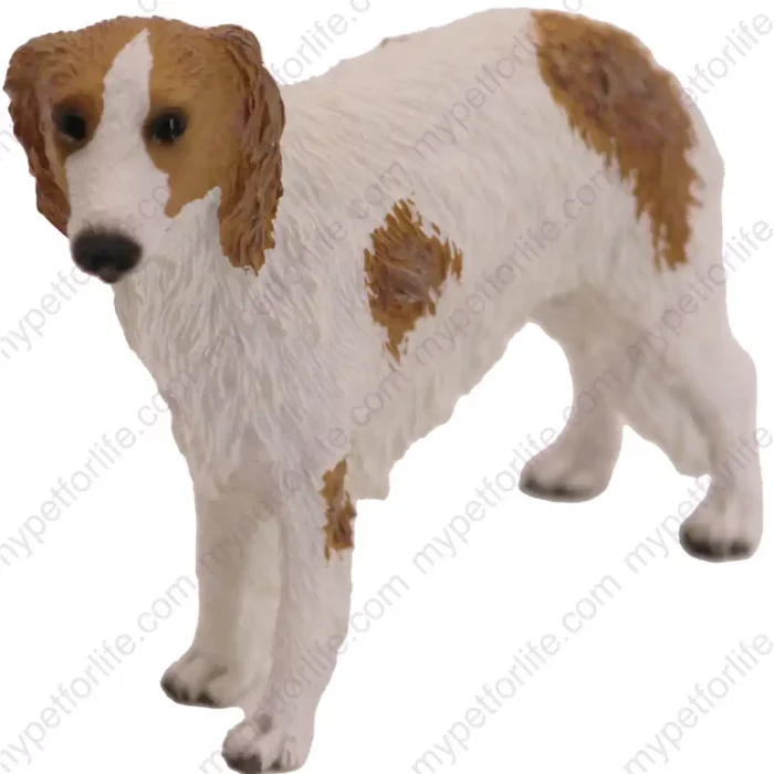 Borzoi Dog figurine for memorial urn, front