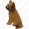 Briard Dog figurine for memorial urn, side